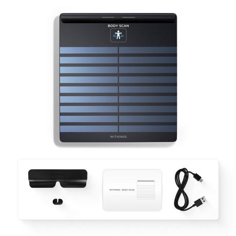 WITHINGS WBS08 Body Scan Smart Scale - Black - Bonus Superstore