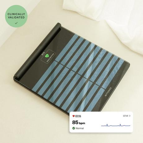 WITHINGS WBS08 Body Scan Smart Scale - Black - Bonus Superstore