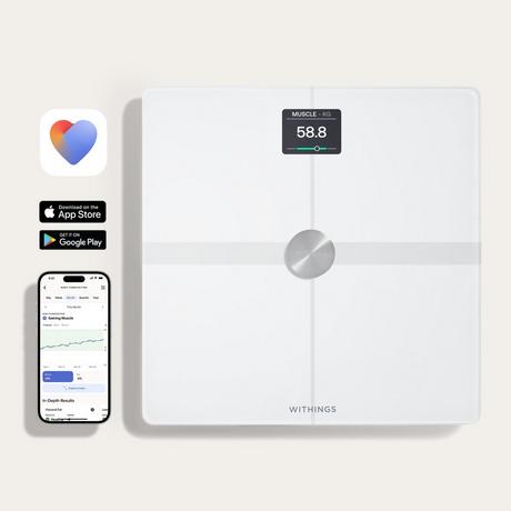 Whithing WBS13B Body Smart Scale - White - Bonus Superstore
