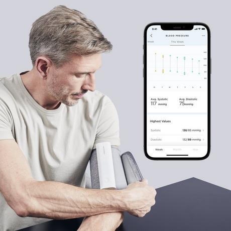 Withings WMP05 Connect Blood Pressure Monitor - Grey - Bonus Superstore