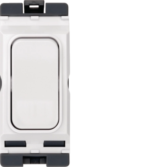 Hager WMGSDP2 Sollysta 20A Double Pole 1 Way Grid Switch