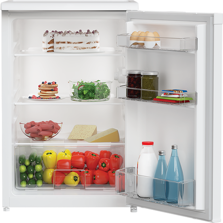 Zenith ZLS3584W 54cm Under Counter Larder Fridge - White - Bonus Superstore