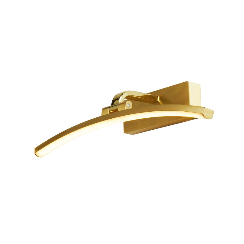 Searchlight  79821-40SB Santorini Picture Light - Satin Brass & Brushed Metal - Bonus Superstore