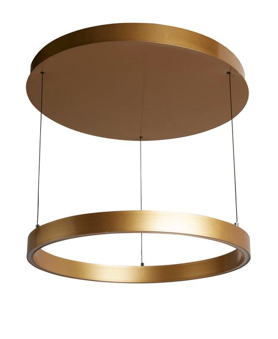 Searchlight  30411GO Layla Gesture Control Pendant - Gold Metal & Opal Acrylic