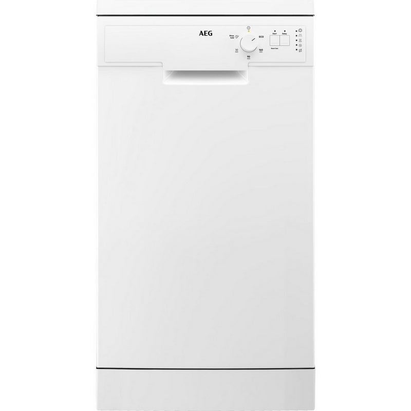 AEG FFX52507ZW Slimline Dishwasher - White - 10 Place Settings