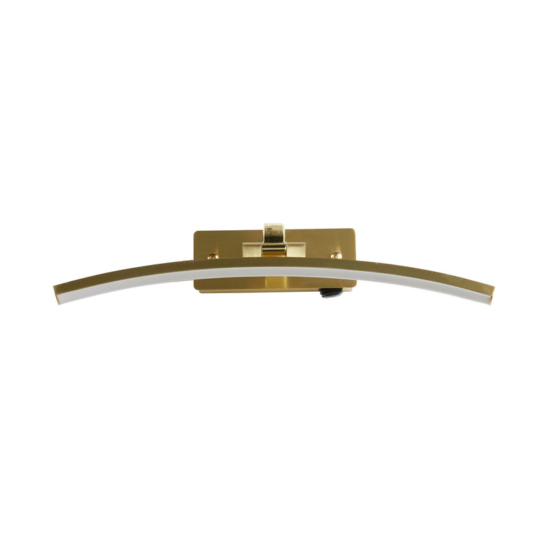 Searchlight  79821-40SB Santorini Picture Light - Satin Brass & Brushed Metal - Bonus Superstore