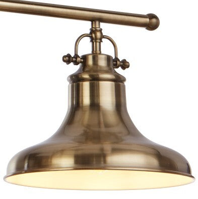 Searchlight  3193-3AB Dallas 3Lt Bar Pendant - Antique Brass Metal