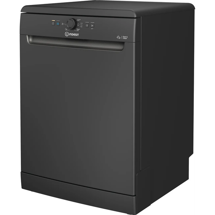 Indesit D2FHK26BUK Dishwasher: full size, black - Bonus Superstore