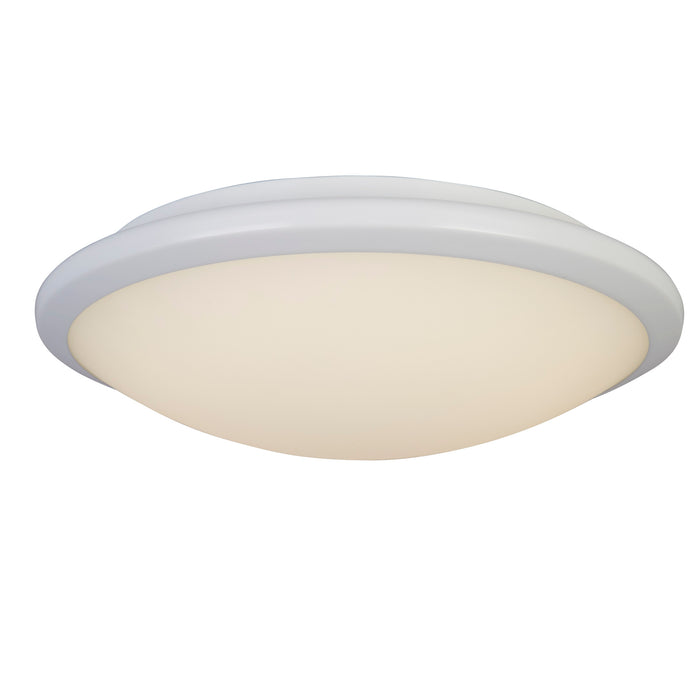 Searchlight  7938-30WH Knutsford Flush - White & Frosted Glass