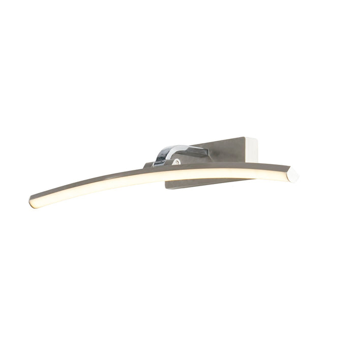 Searchlight  79822-50SS Santorini Picture Light - Satin Silver & Polished Chrome