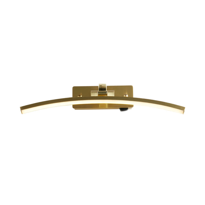 Searchlight  79821-40SB Santorini Picture Light - Satin Brass & Brushed Metal