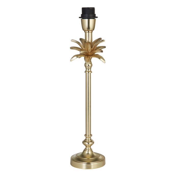 Searchlight  81210SB Base Only -Palm Table Lamp - Satin Brass Metal