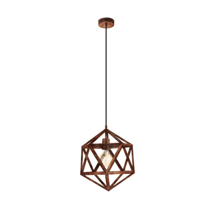 Eglo Embleton Pendant Light dark brown - 49797