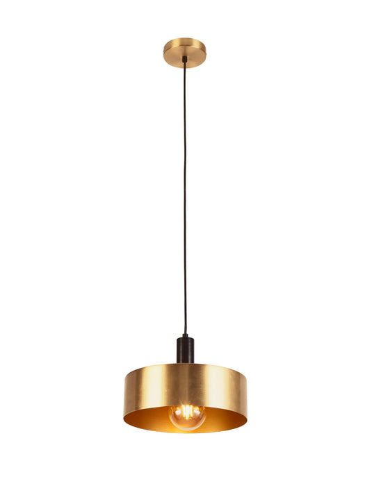 Searchlight  20223-1GO Knox Pendant - Black & Gold Metal