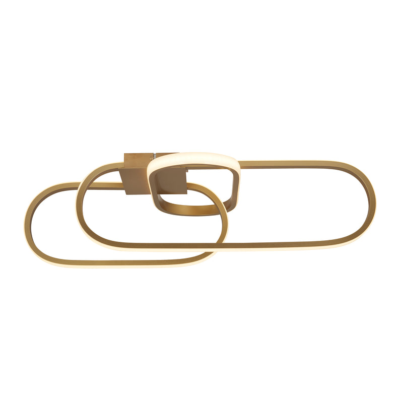 Searchlight  61774GO Clip Flush - Gold Metal