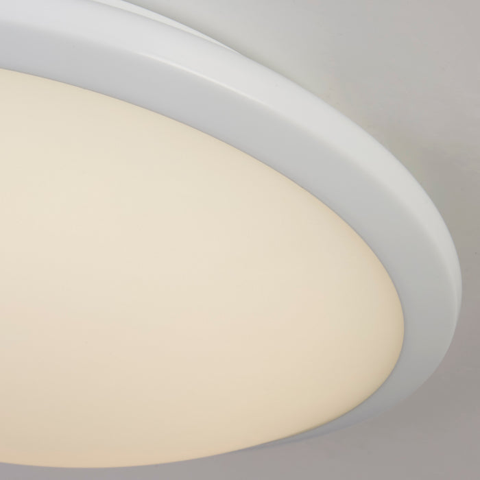 Searchlight  7938-30WH Knutsford Flush - White & Frosted Glass