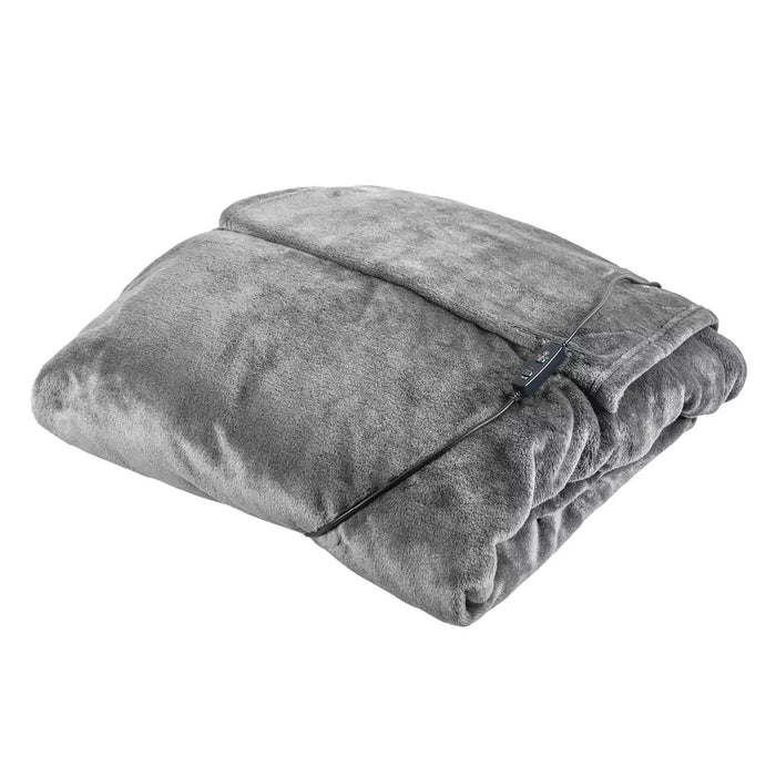 Carmen C81149GRY Heated Wearable Washable Blanket 183cm x 155cm