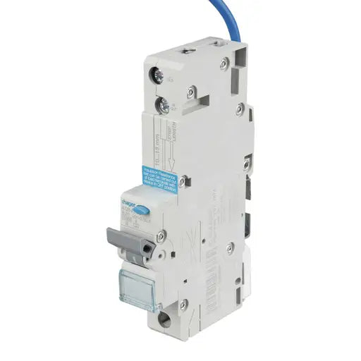 Hager ADA120U 20A Single Pole 1 Module B Curve 10kA 30mA Type A RCBO