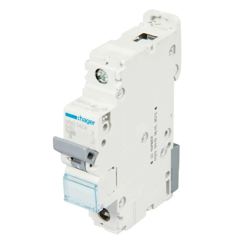 Hager NBN140A 40A Single Pole 10kA B Curve MCB