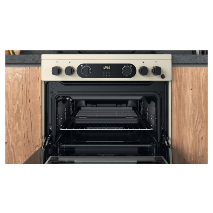 Hotpoint CD67G0C2CJ/UK Gas Cooker 60cm Double Oven - Jasmine - Bonus Superstore