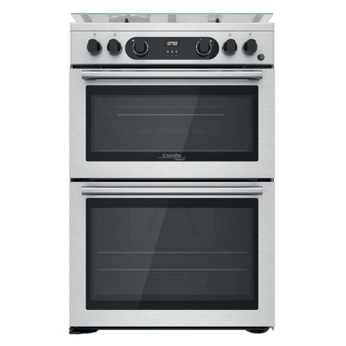 Cannon by Hotpoint CD67G0CCX/UK Freestanding Gas Cooker - Double Oven - Bonus Superstore