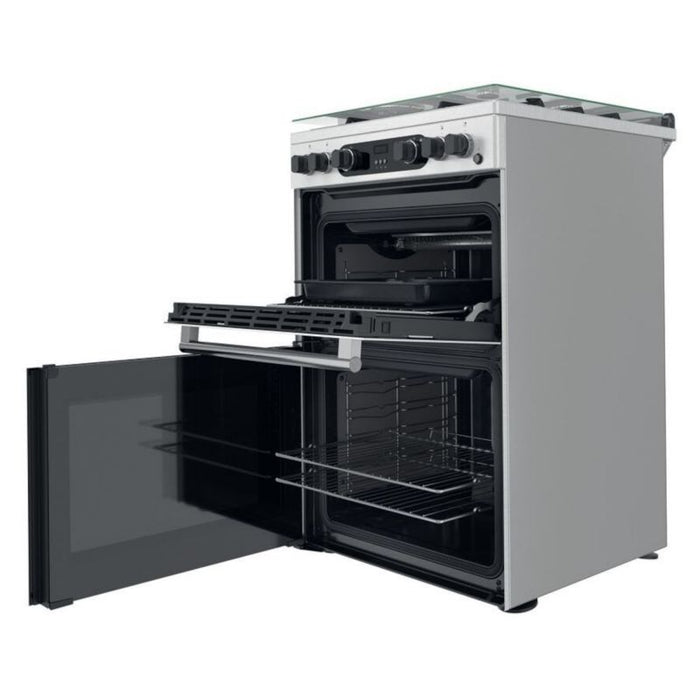 Cannon by Hotpoint CD67G0CCX/UK Freestanding Gas Cooker - Double Oven - Bonus Superstore