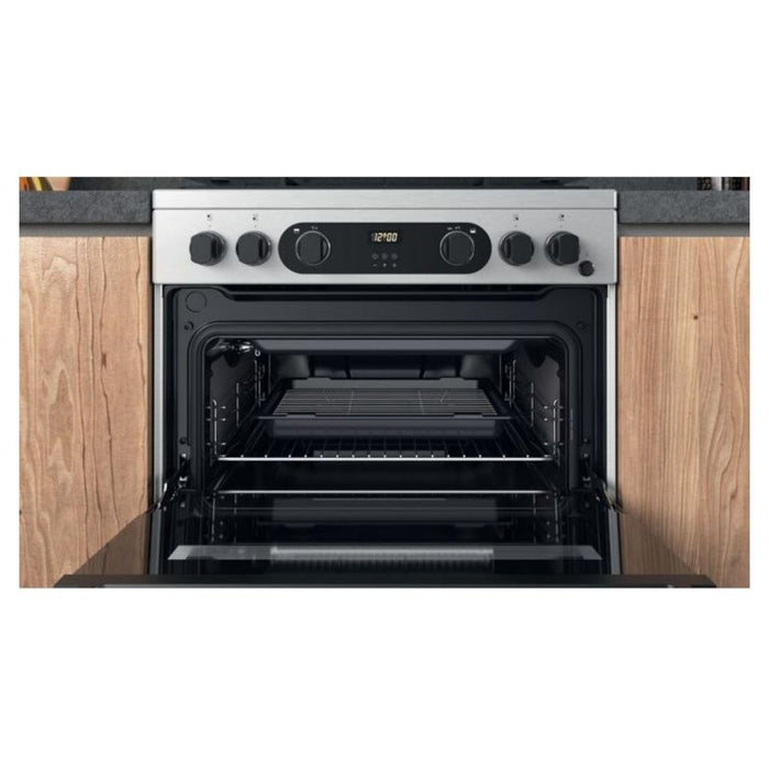 Cannon by Hotpoint CD67G0CCX/UK Freestanding Gas Cooker - Double Oven - Bonus Superstore