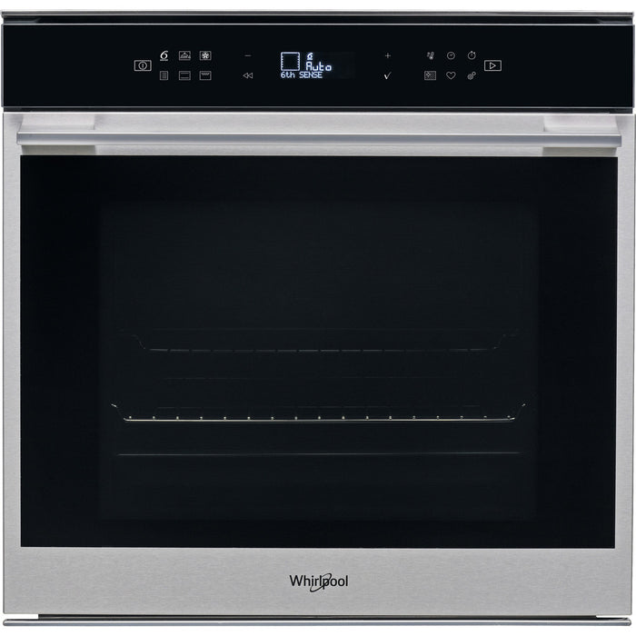 Whirlpool W7OM44BPS1P Steam Pyrolytic Single Oven - Stainless Steel