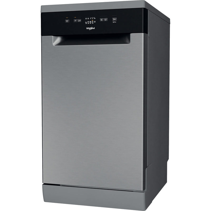 Whirlpool WF9E 2B19 X UK Slimline Freestanding 9 Place Settings Dishwasher - Stainless Steel - Bonus Superstore