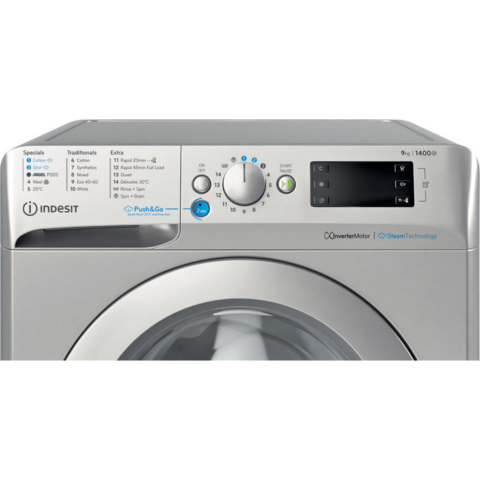 Indesit Freestanding front loading washing machine - BWE 91496X SV UK - Bonus Superstore