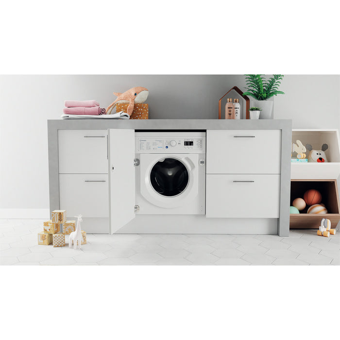 Indesit Push&Go BI WDIL 75148 UK 7kg Integrated Washer Dryer