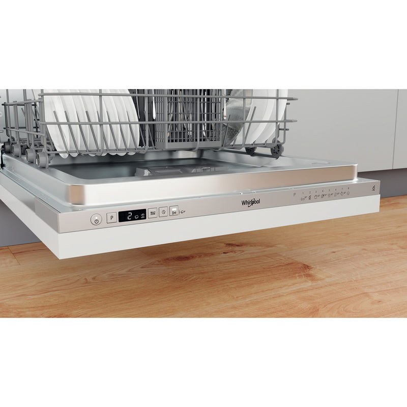 Whirlpool Integrated Dishwasher: in Silver - WIC 3C26 N UK - Bonus Superstore