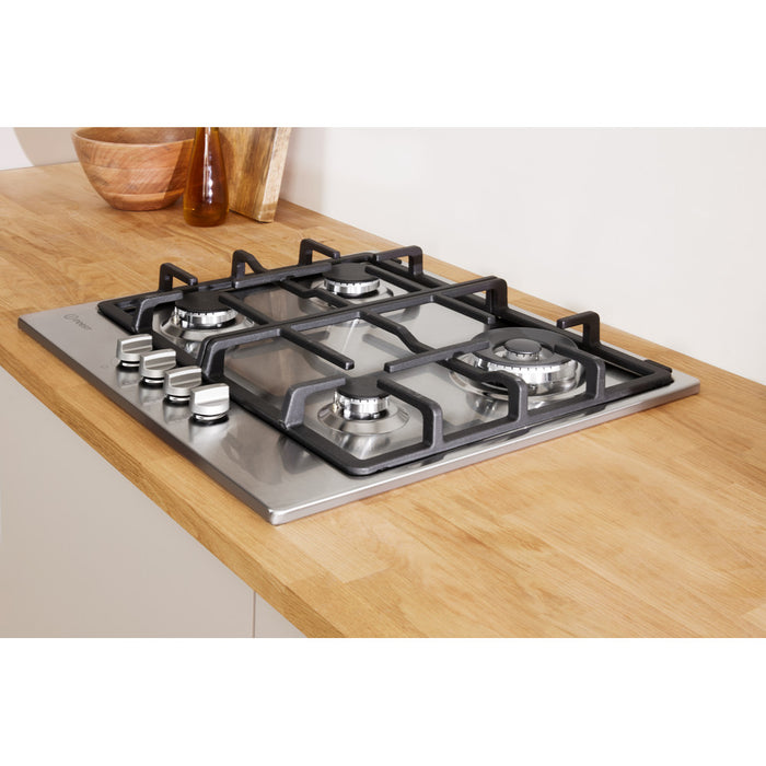 Indesit Gas hob: 4 gas burners - THP 641 W/IX/I - Bonus Superstore