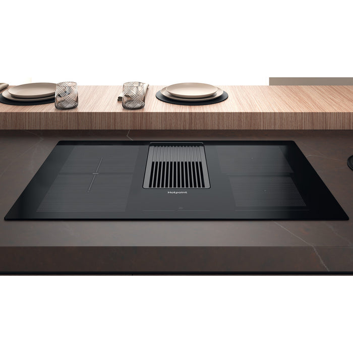 Hotpoint PVH92BKFKIT induction glass-ceramic venting cooktop - Bonus Superstore