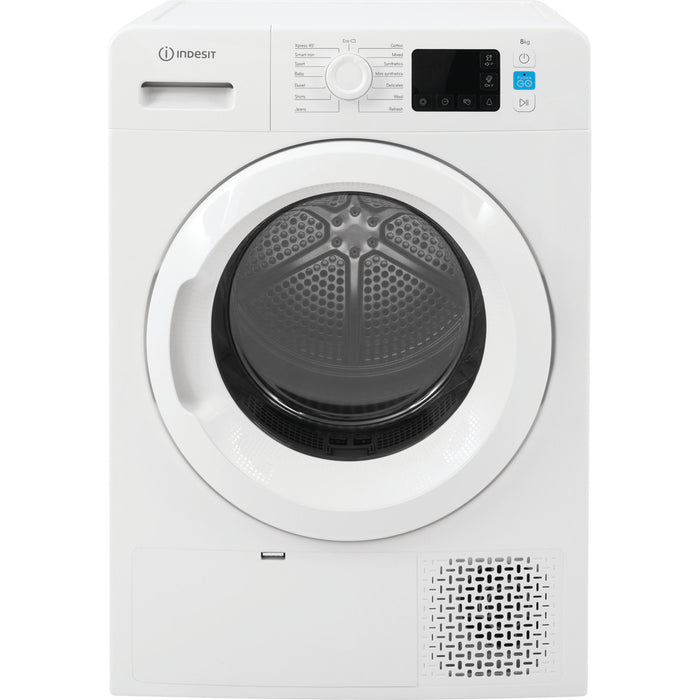 INDESIT Heat pump tumble dryer: freestanding, 8,0kg - YT M11 82 X UK - Bonus Superstore