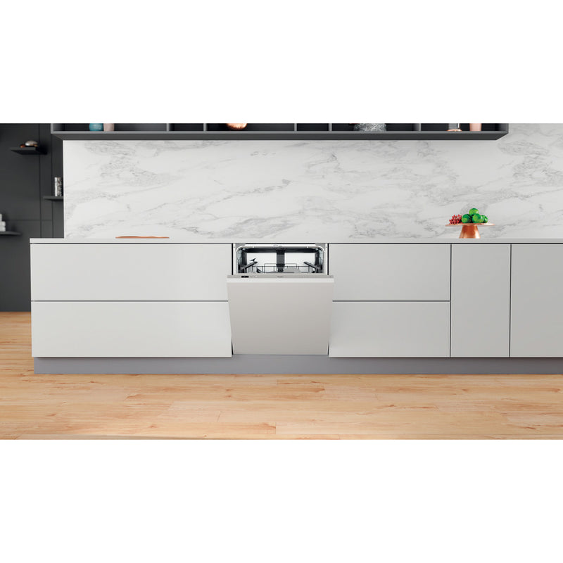 Whirlpool Integrated Dishwasher: in Silver - WIC 3C26 N UK - Bonus Superstore