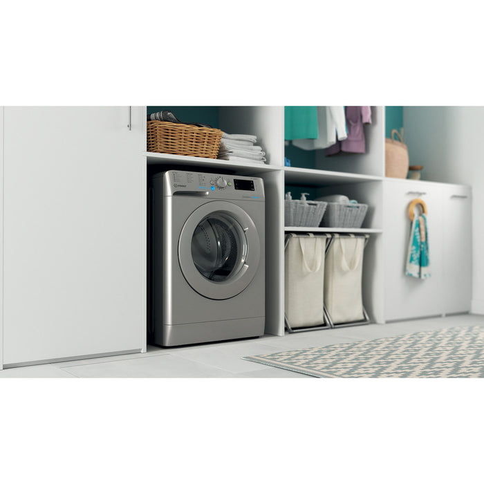 Indesit Freestanding front loading washing machine: 9kg - BWE 91496X S UK N - Bonus Superstore