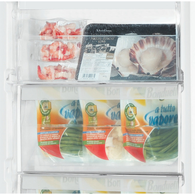 Freestanding upright freezer: white colour - UI8 F2C W UK - Bonus Superstore