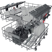Whirlpool Integrated Dishwasher: in Silver - WIC 3C26 N UK - Bonus Superstore