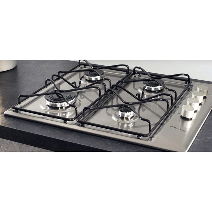 Hotpoint Newstyle PAN 642 IX/H Gas Hob - Stainless Steel - Bonus Superstore