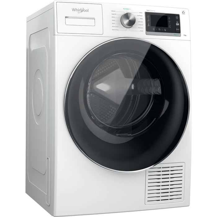 Whirlpool Heat Pump Tumble Dryer: Freestanding, 9,0kg - W6 D94WR UK