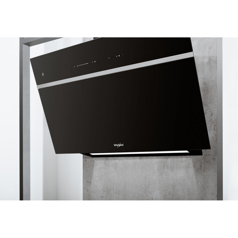 Whirlpool WHVS90FLTCK 90CM Cooker Hood - Black - Bonus Superstore