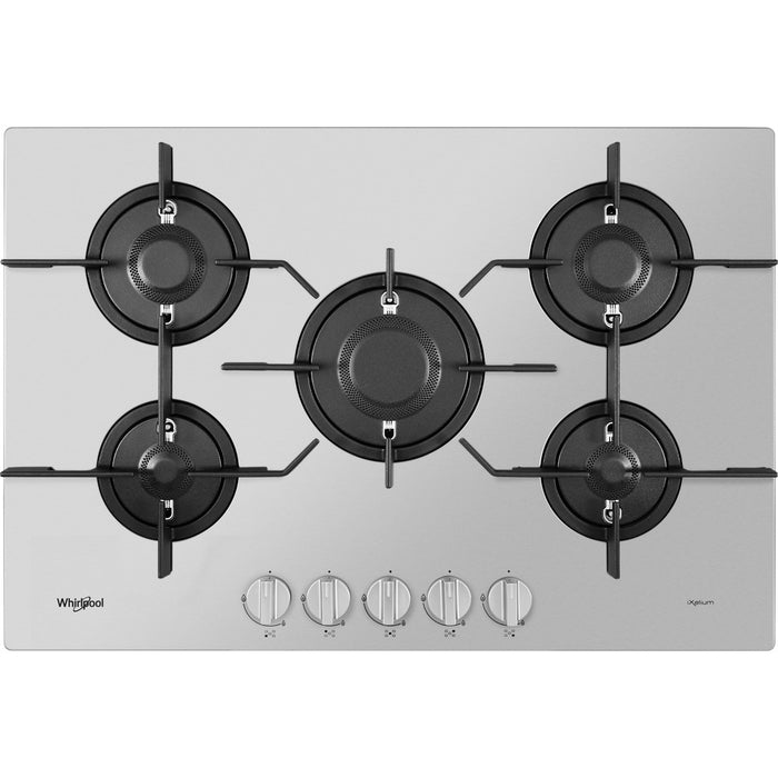 Whirlpool PMW75D2/IXL Gas 75CM Hob - Inox - Bonus Superstore