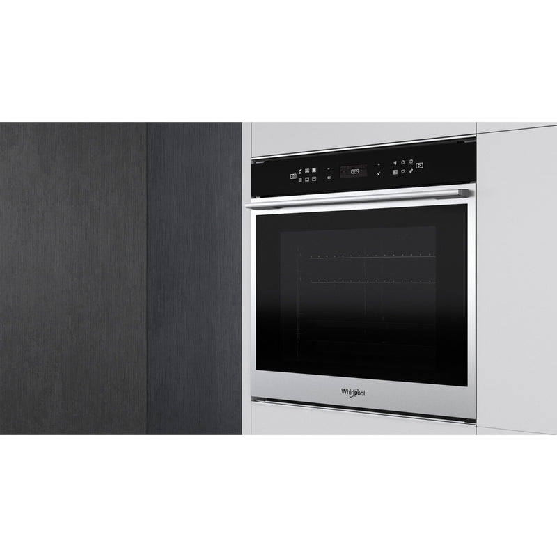 Whirlpool W7OM44BPS1P Steam Pyrolytic Single Oven - Stainless Steel - Bonus Superstore