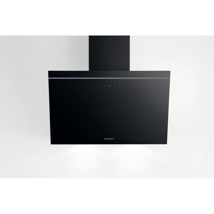 Hotpoint PHVP62FLTK Black 60cm Cooker Hood - Bonus Superstore