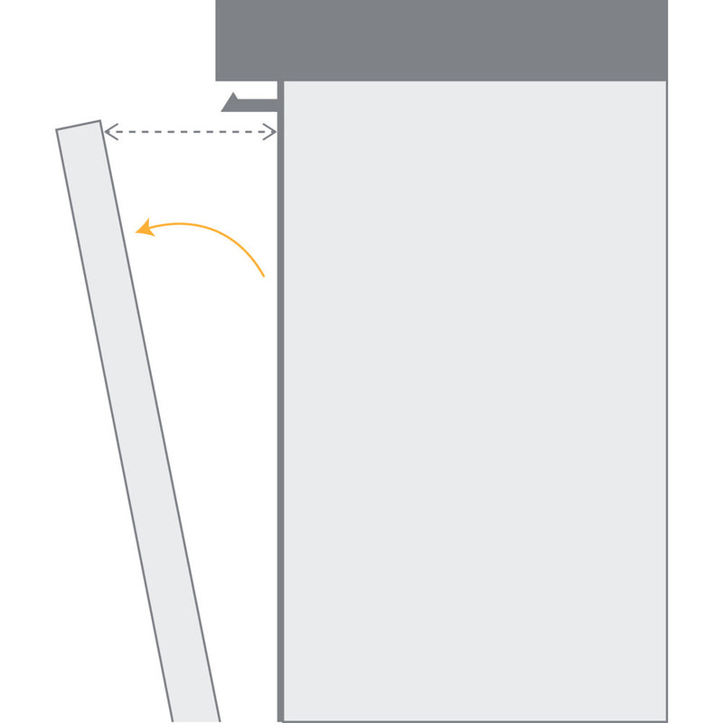 Whirlpool Integrated Dishwasher: in Silver - WIC 3C26 N UK - Bonus Superstore