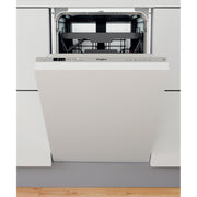 Whirlpool Integrated Dishwasher: in Silver, Slimline - WSIC 3M27 C UK N - Bonus Superstore