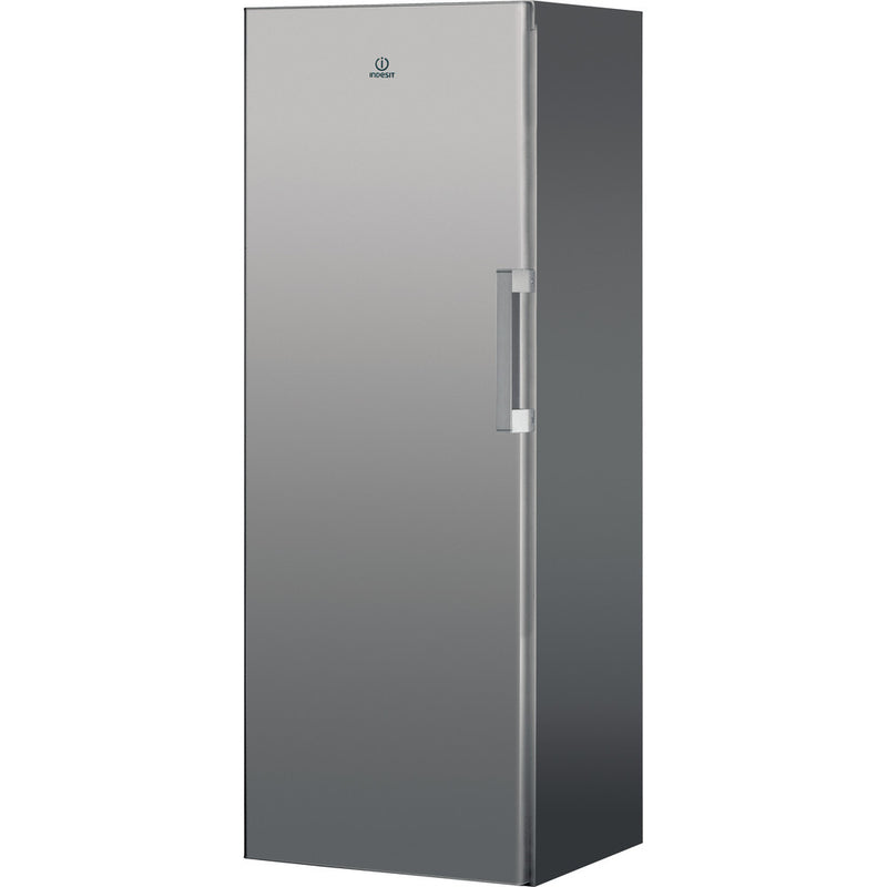 Freestanding upright freezer: silver colour - UI6 F2T S UK - Bonus Superstore