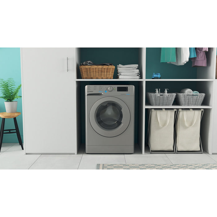 Indesit Freestanding front loading washing machine: 9kg - BWE 91496X S UK N - Bonus Superstore