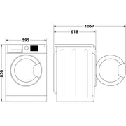Indesit Freestanding front loading washing machine - BWE 91496X KV UK - Bonus Superstore